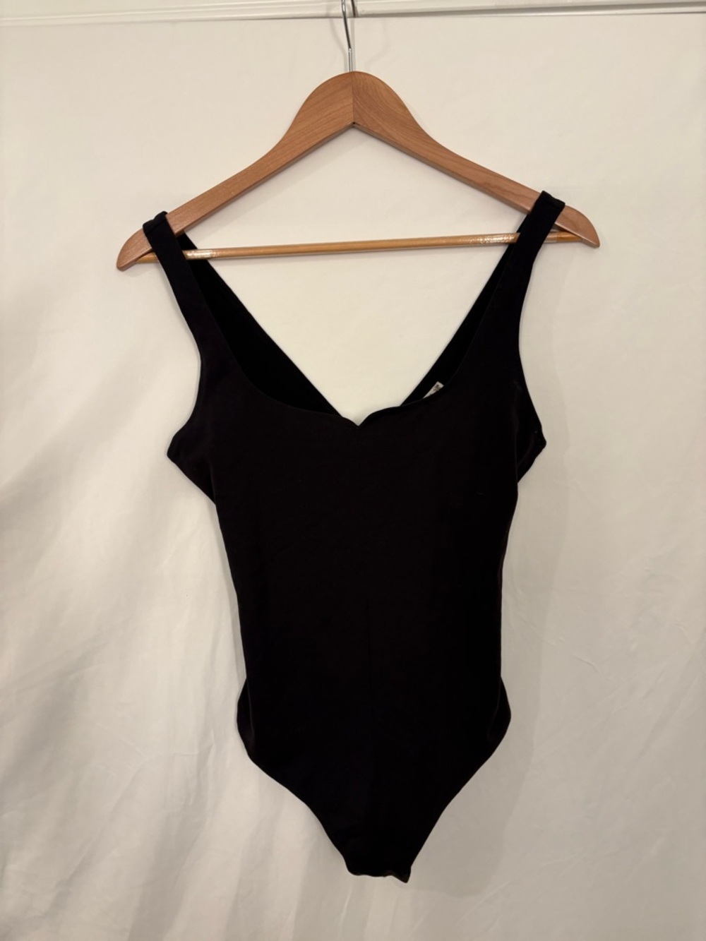 Free People Intimately Seamless Sweetheart Bodysuit Black Size XS